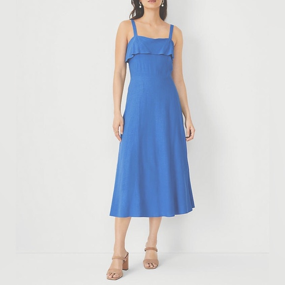 Ann Taylor • Midi Flare Dress - Picture 1 of 16
